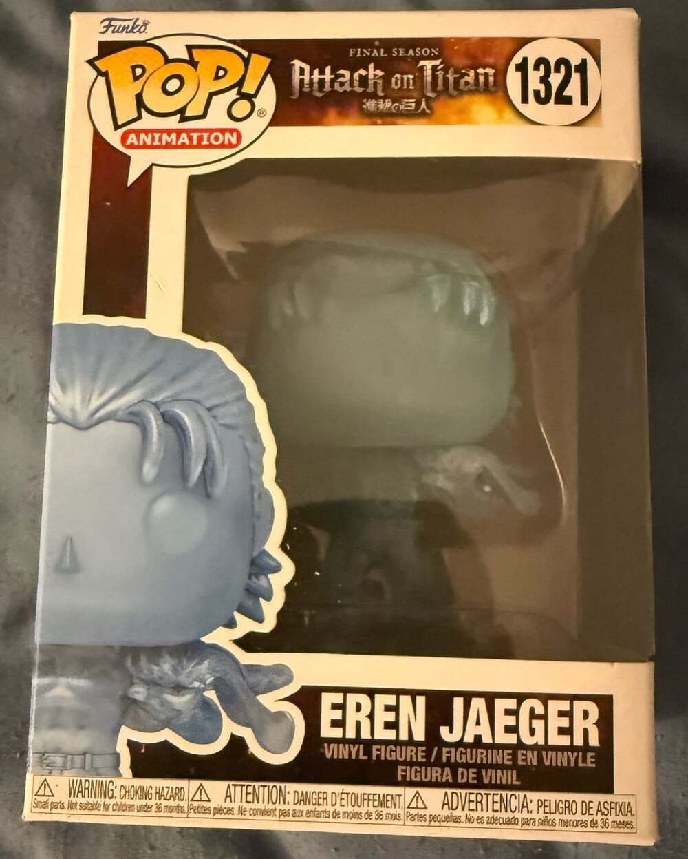 Funko Pop! Attack on Titan - Eren Jaeger (Transparent) #1321 Vinyl Figure